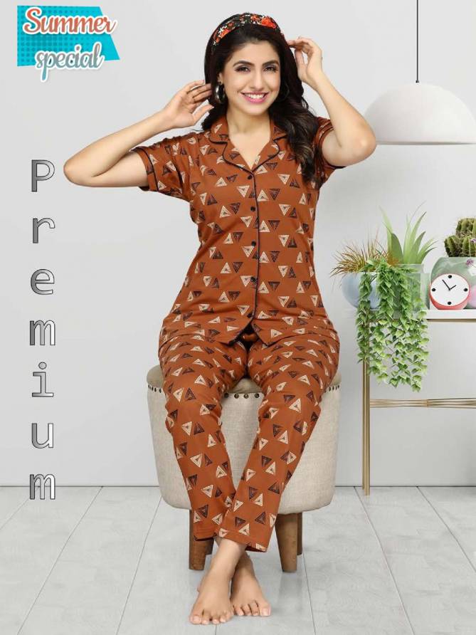 Summer Special C NS D288 SD Hosiery Cotton Night Suits